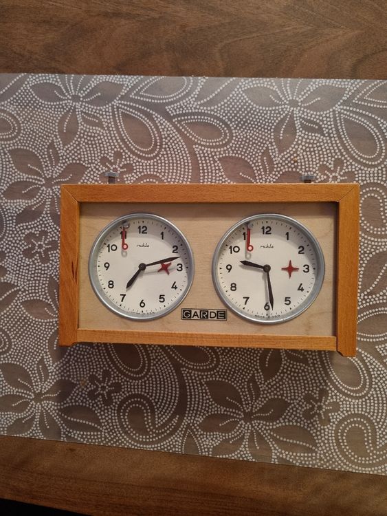 Sonew Vintage Mechanische Schaakklok met Opwindmechanisme en Grote
