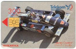 Telefonkarte Slowenien Chip-118 Autorennsport Formel 1