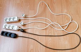 Top! 3 Stück, 3-fach Steckdosenleiste, Mehrfachsteckdose