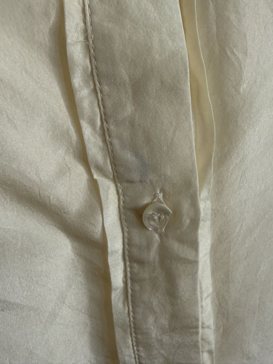 Aspesi Camicette: ASPESI cream silk paisley blouse  – Usato da Knonau venduto da Grapesvintage 7