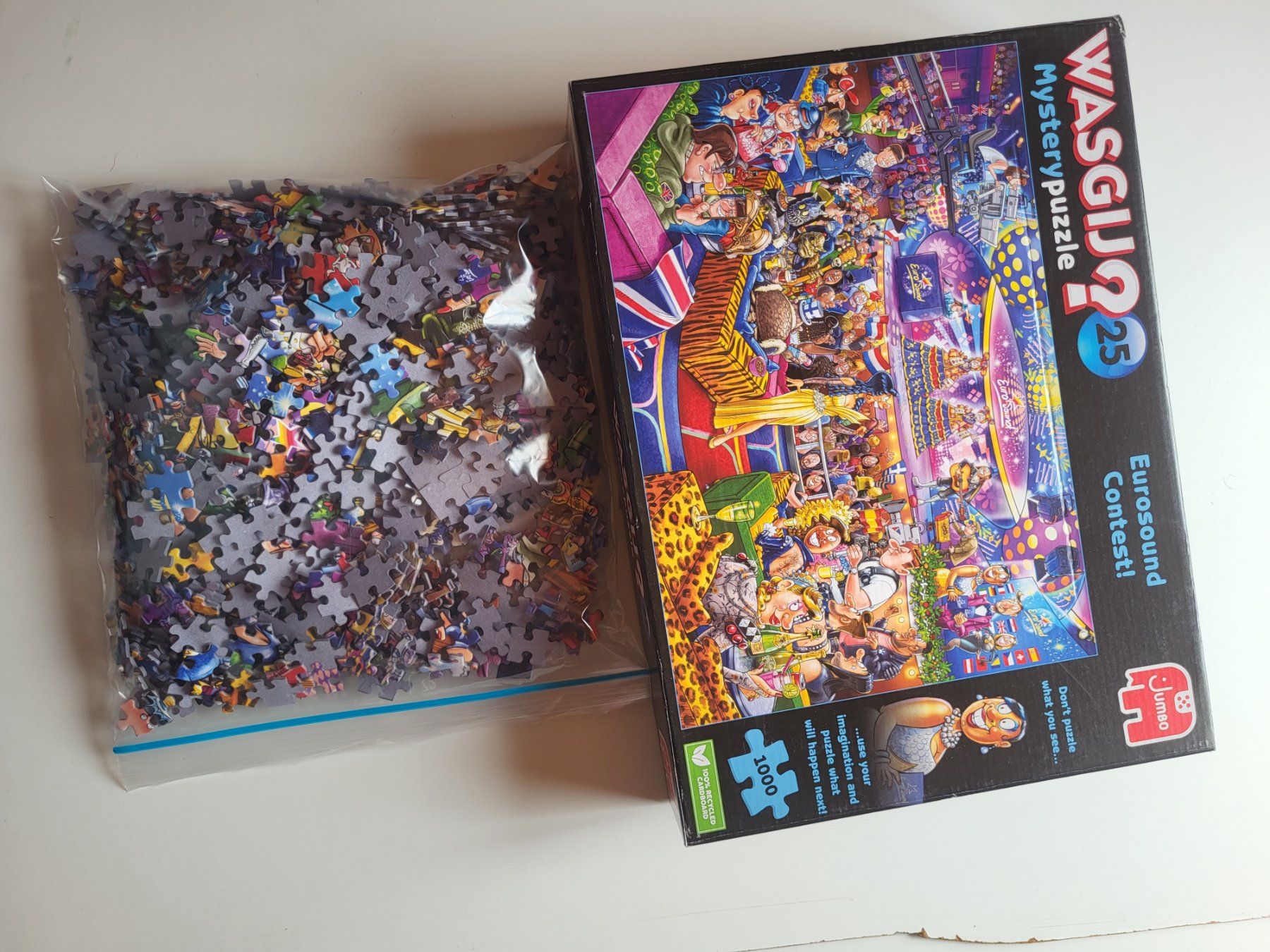 Wasgij Puzzles: 3x  WASGIJ Puzzle je 1000 Teile – Gebraucht aus Therwil von Nika123 2