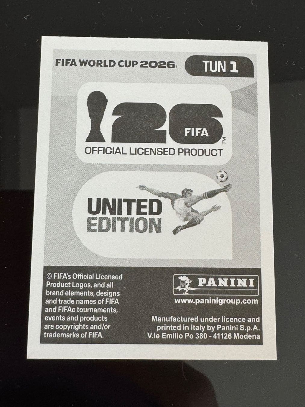 Panini Sammelbilder & Trading cards: TUN 1 Panini FIFA World Cup 2026 – Neu und originalverpackt aus Zürich von wtpooh 1