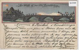 Es chlepft uf der alte Sensebrügg - Litho