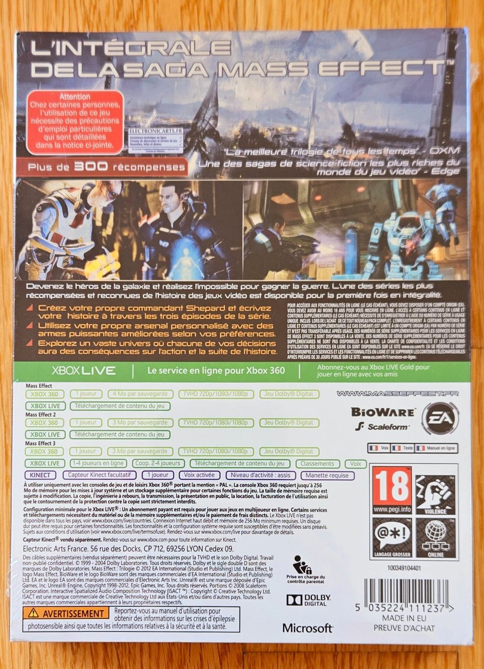Giochi: Mass Effect Trilogy - Xbox 360 - NEW/NEU! – Nuovo (secondo la descrizione) da Delémont venduto da Max-VideoGames 1