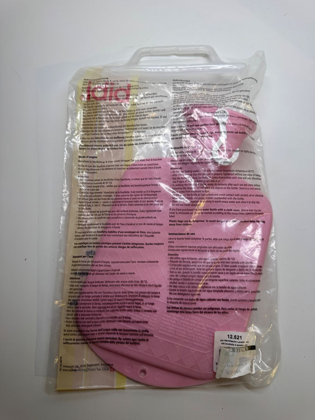 Altri elettrodomestici e apparecchi d’epoca: Rosa Wärmflasche – Nuovo e nell'imballaggio originale da Grosswangen venduto da Second_hand_paradise 1