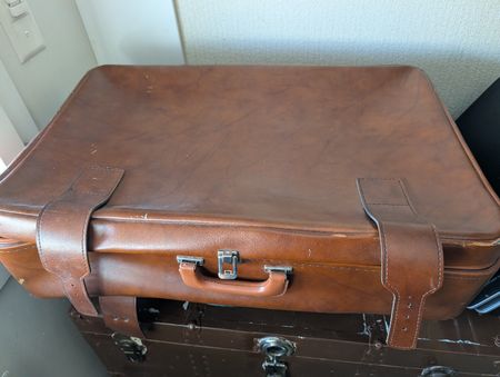 Vintage Koffer braun - gebrauchter Zustand