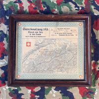 Antikes Bild Teilnahmebestätigung Marsch Jura -> Tessin 1914