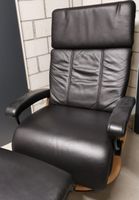 Bequemer Ledersessel mit Hocker Marke Himolla