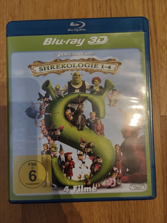 Shrek Collection Blu-ray 3D Box Set Shrekologie 1-4 Filme! (Gebraucht ...