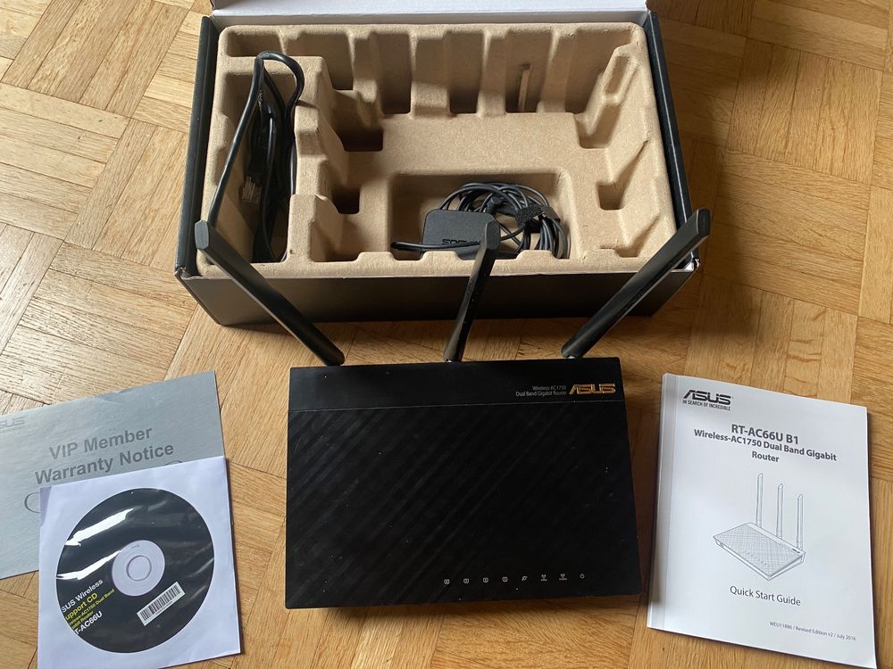 ASUS RT-AC66U B1 Router Gigabit Dual-Band WLAN (Gebraucht) in Adliswil ...