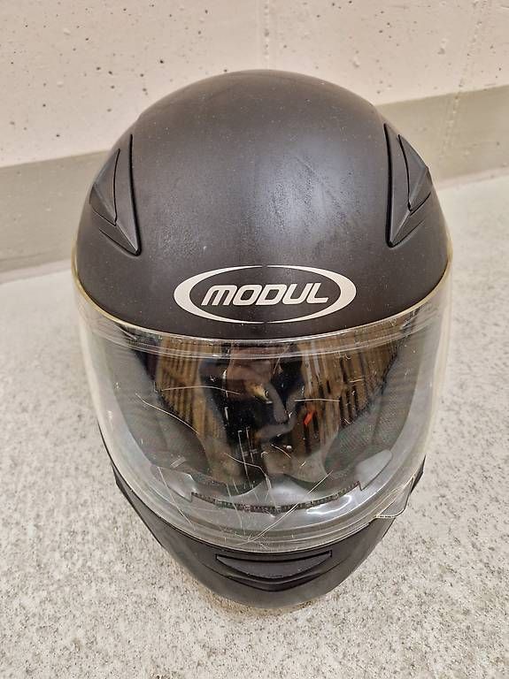 Caschi & visiere: Motorradhelm, schwarz matt, Grösse XS – Usato da Chur venduto da marc3710