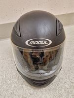 Motorradhelm, schwarz matt, Grösse XS