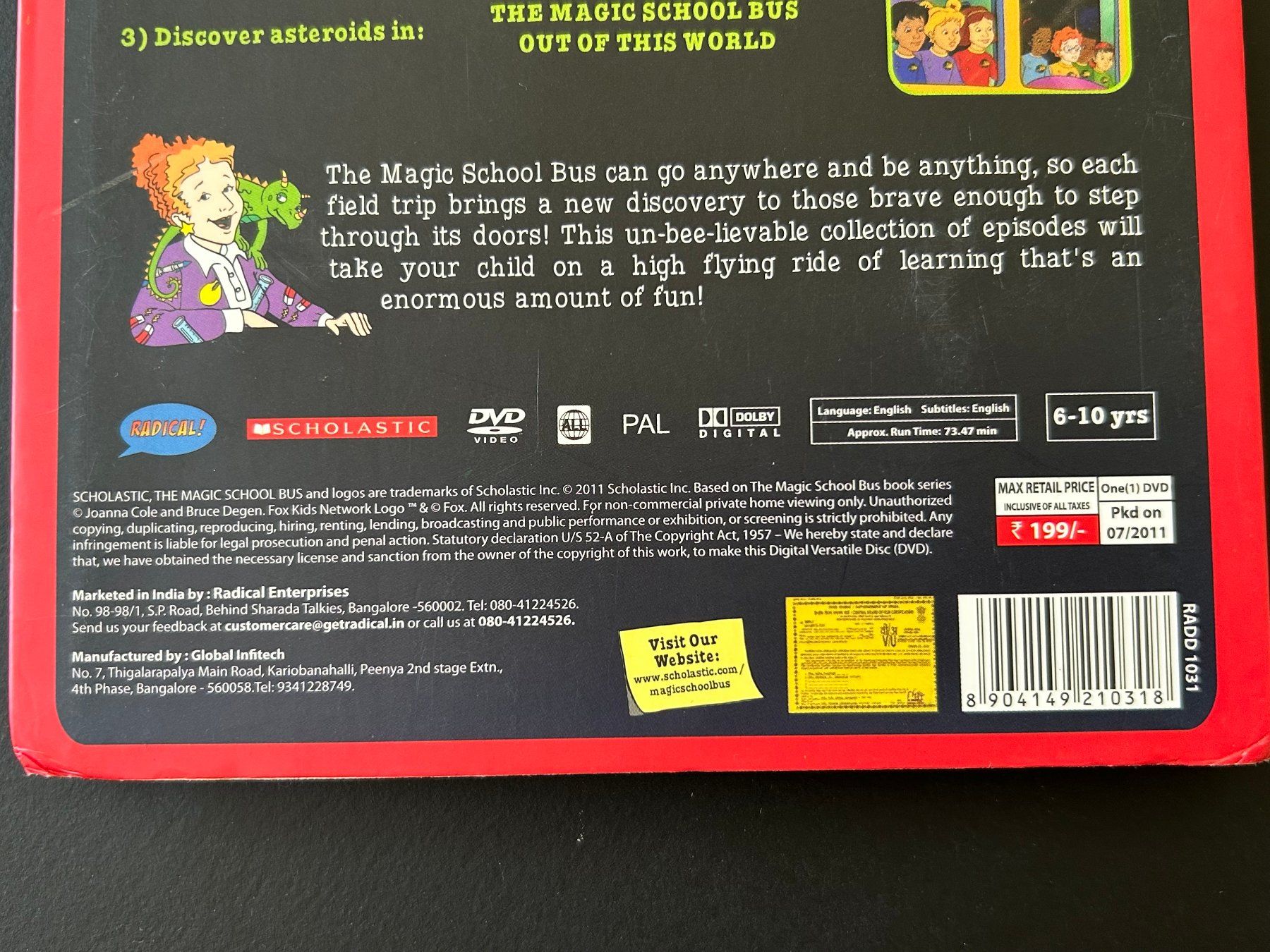 Tutti i DVDs: [DVD] The Magic School Bus / Space Rocks! – Usato da Dietlikon venduto da Mankai 9
