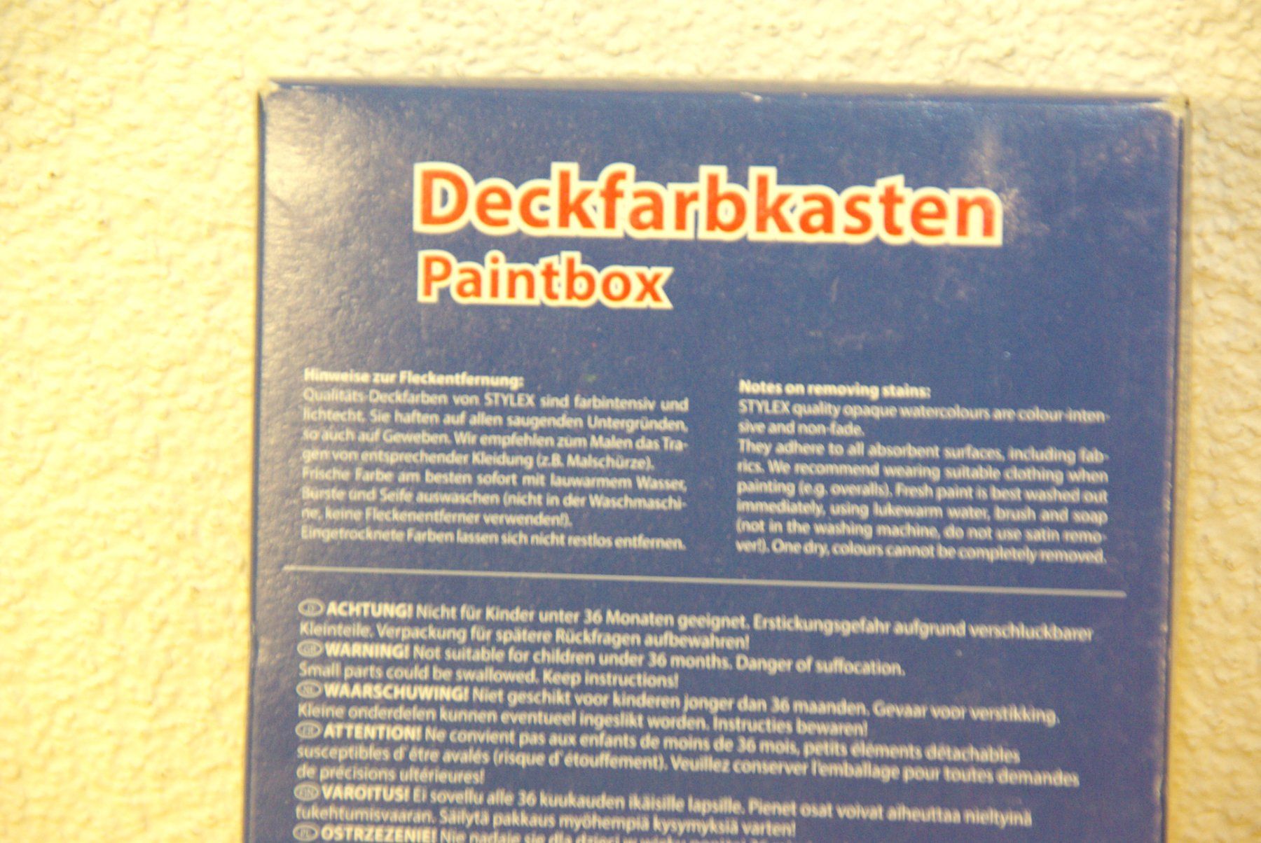 Colori: Deckfarbenkasten - Stylex mit 12 Farben – Nuovo e nell'imballaggio originale da Herisau venduto da Cevianer1844 4