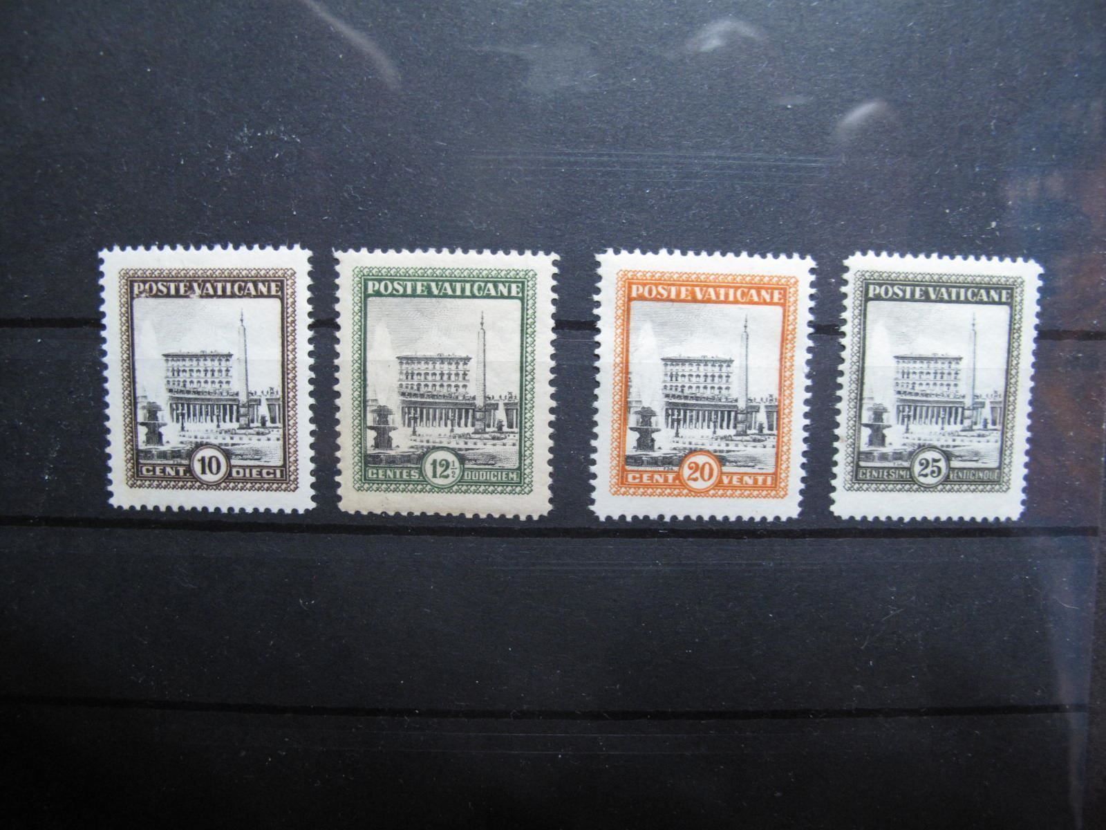Tutti i francobolli: Vatikan 1933   Petersplatz Marken ** – Usato da Wil SG venduto da fva01