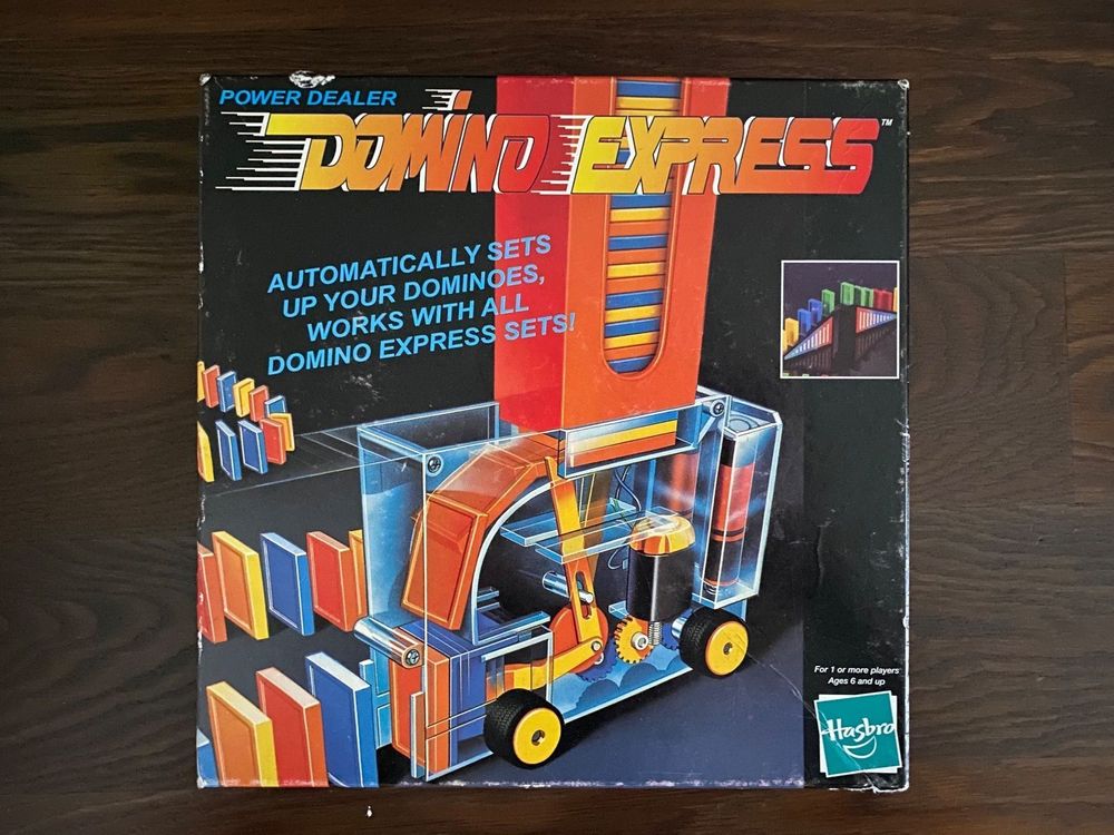 Coffret Domino Express Ultra Power - 188 Dominos + Machine à Placer + 200 Dominos Supplémentaires - Jeu De Construction Dès 6 Ans - 9