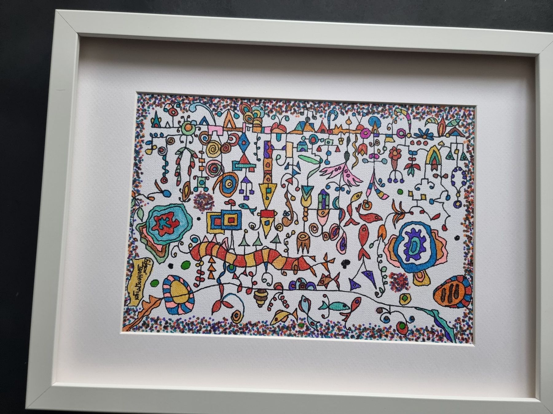 Dipinti: EDGAR BALTENSPERGER ORIGINAL ACRYL MISCHTECHNIK SIGNIERT – Usato da Gersau venduto da kunst-online 4