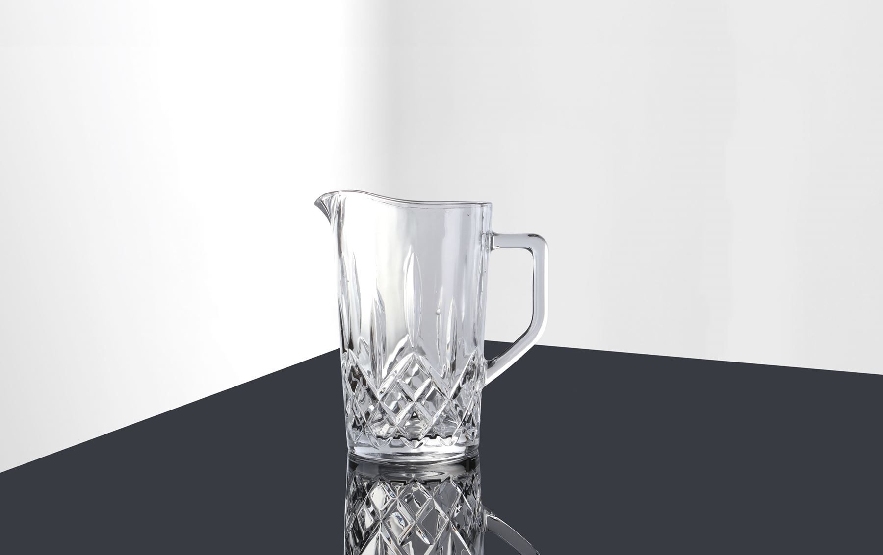 Caraffe: Glaskrug mit Henkel HARVEY 1.2 Liter – Nuovo e nell'imballaggio originale da Wettingen venduto da kochshop 1