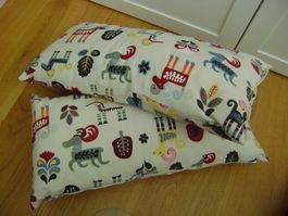 IKEA - 2 rechteckige Zierkissen (24 x 52 cm)