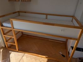 Hochbett Ikea Kura inkl. Matratze