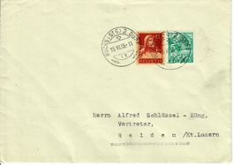 Brief, Buchs SG 1935 - siehe Rückseite