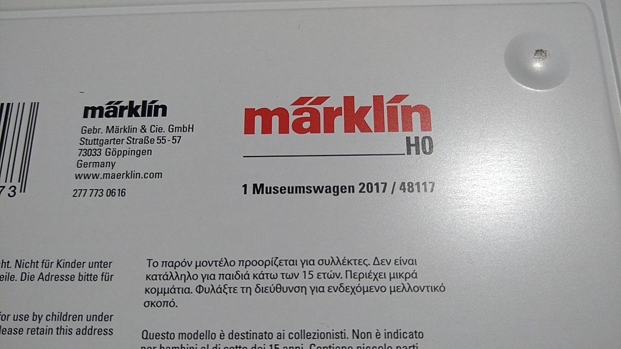 Märklin Trains électriques: Märklin Museumswagen 2017 – Neuf (Voir description) à Uster par Regenwurm61 4