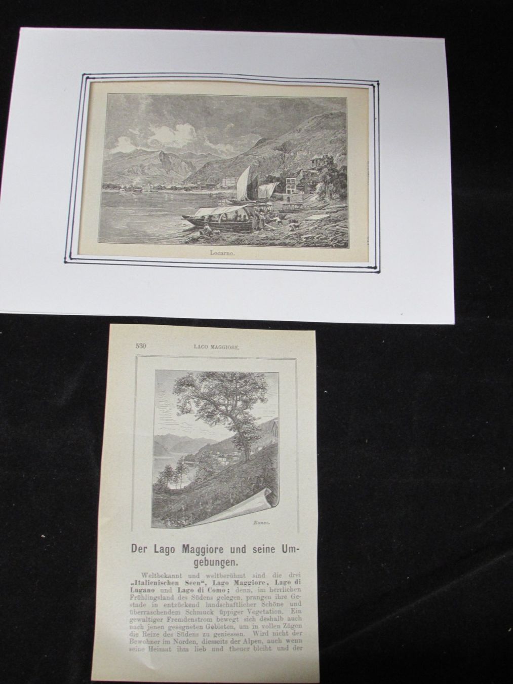 Stiche: Locarno/Lago, 1894 – Gebraucht aus Walchwil von Shells1