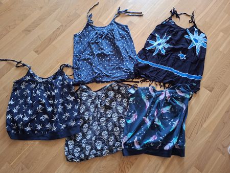 Kleiderset Trägershirts Gr. 42/44