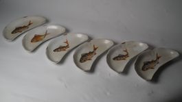 6x Assiettes à poisson vintage Rosenthal Selb