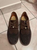 Handgefertigte Wildlederschuhe, Größe 40