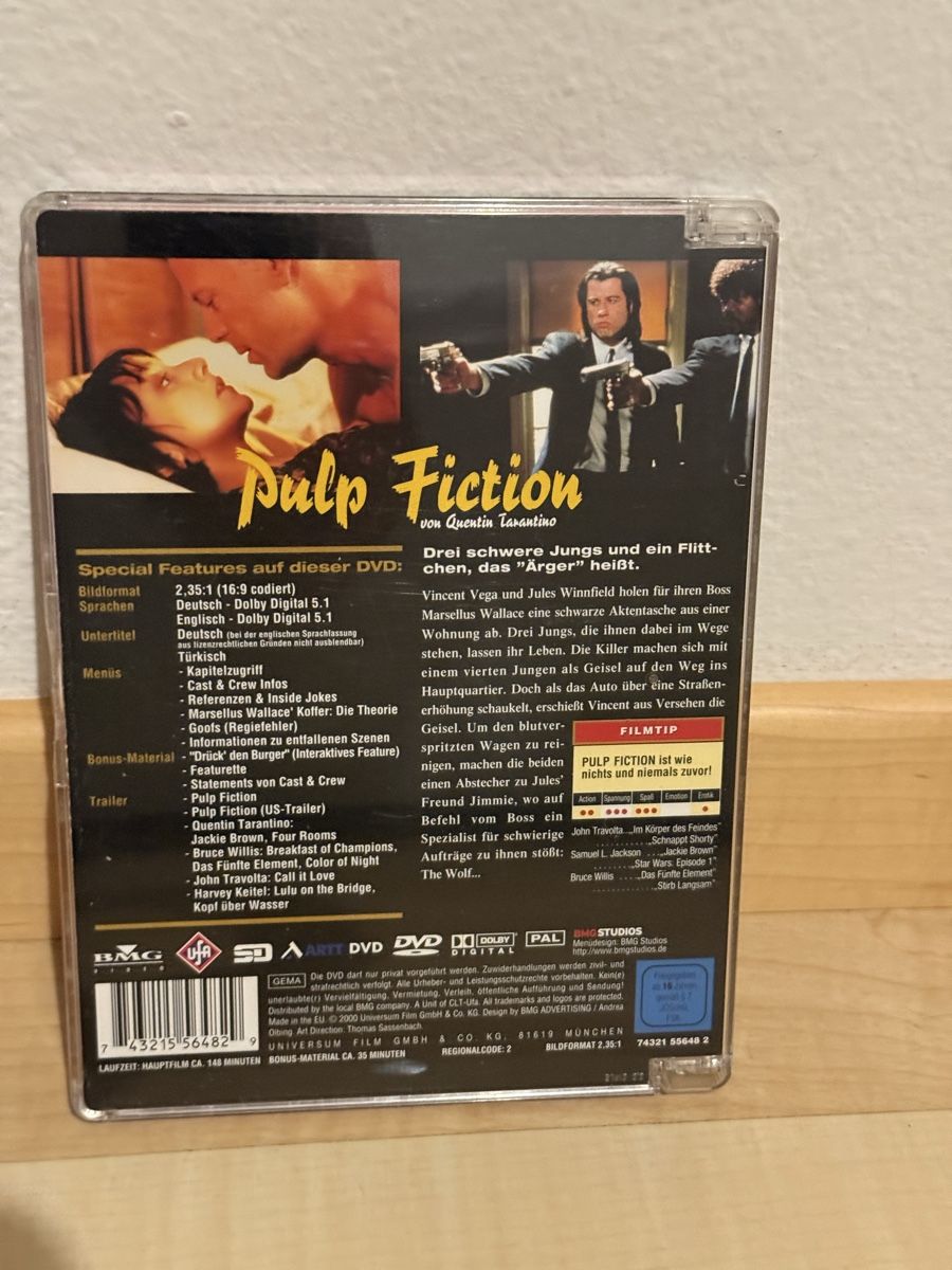 Tutti i DVDs: Pulp Fiction - Tarantinos Collection – Usato da Russikon venduto da fla_9nw2 1