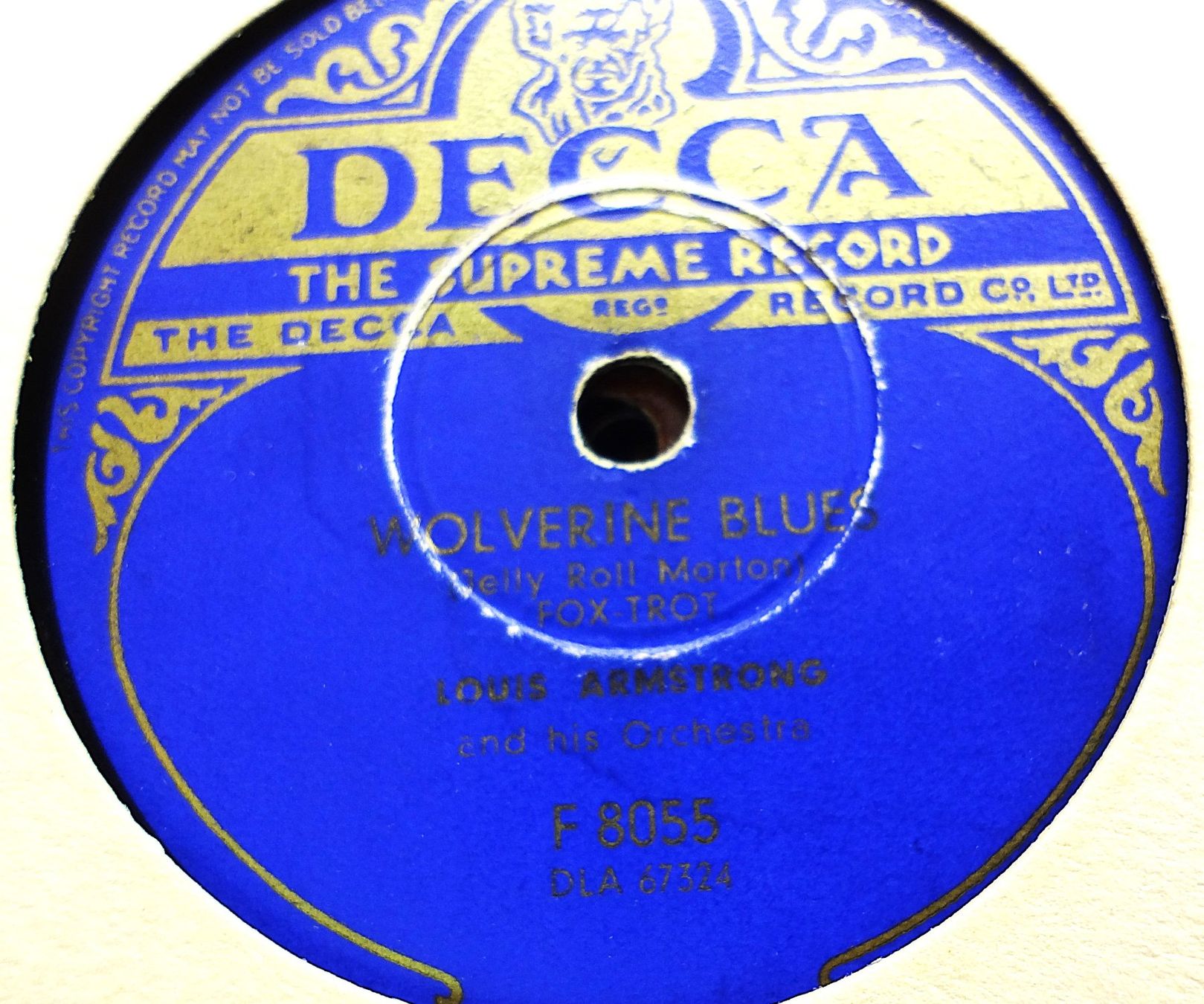 Schallplatten: Louis Armstrong, Album mit 12 Jazz Schellackplatten – Gebraucht aus Hemishofen von Phonomandy 6