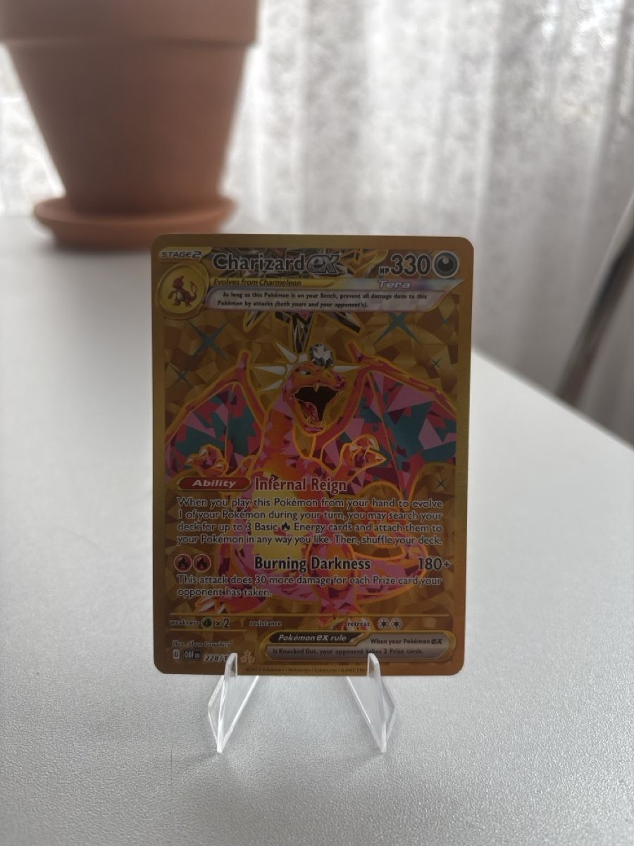 Pokémon Sammelbilder & Trading cards: Glurak Ex (OBF 228) – Neu (gemäss Beschreibung) aus St.Gallen von Xenia-1234 1