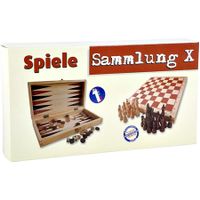 Spielesammlung mit Schach, Backgammon etc.