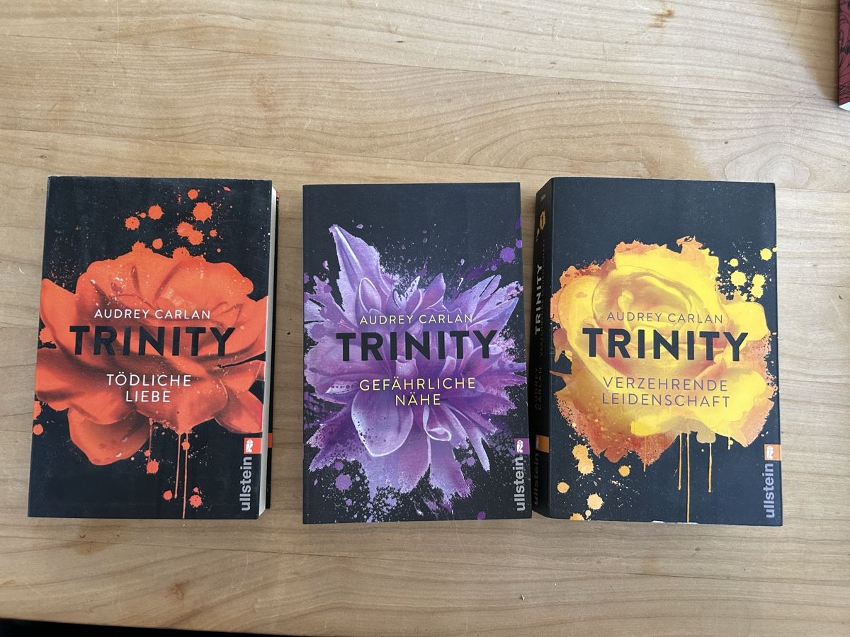 Libri: Audrey Carlan Trinity 3 Romane – Usato da Brüttisellen venduto da goellchen