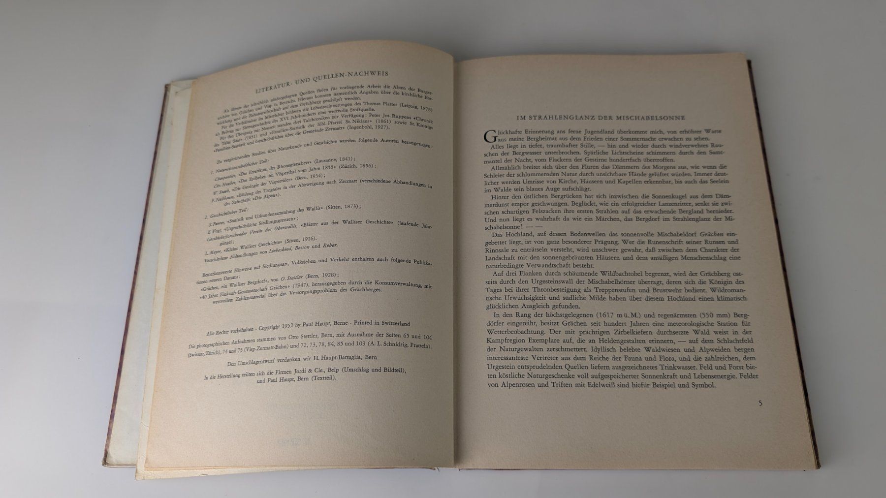 Libri: Schweizer Heimatbücher: Grächen 1952 – Usato da Zürich venduto da axolottchen 5