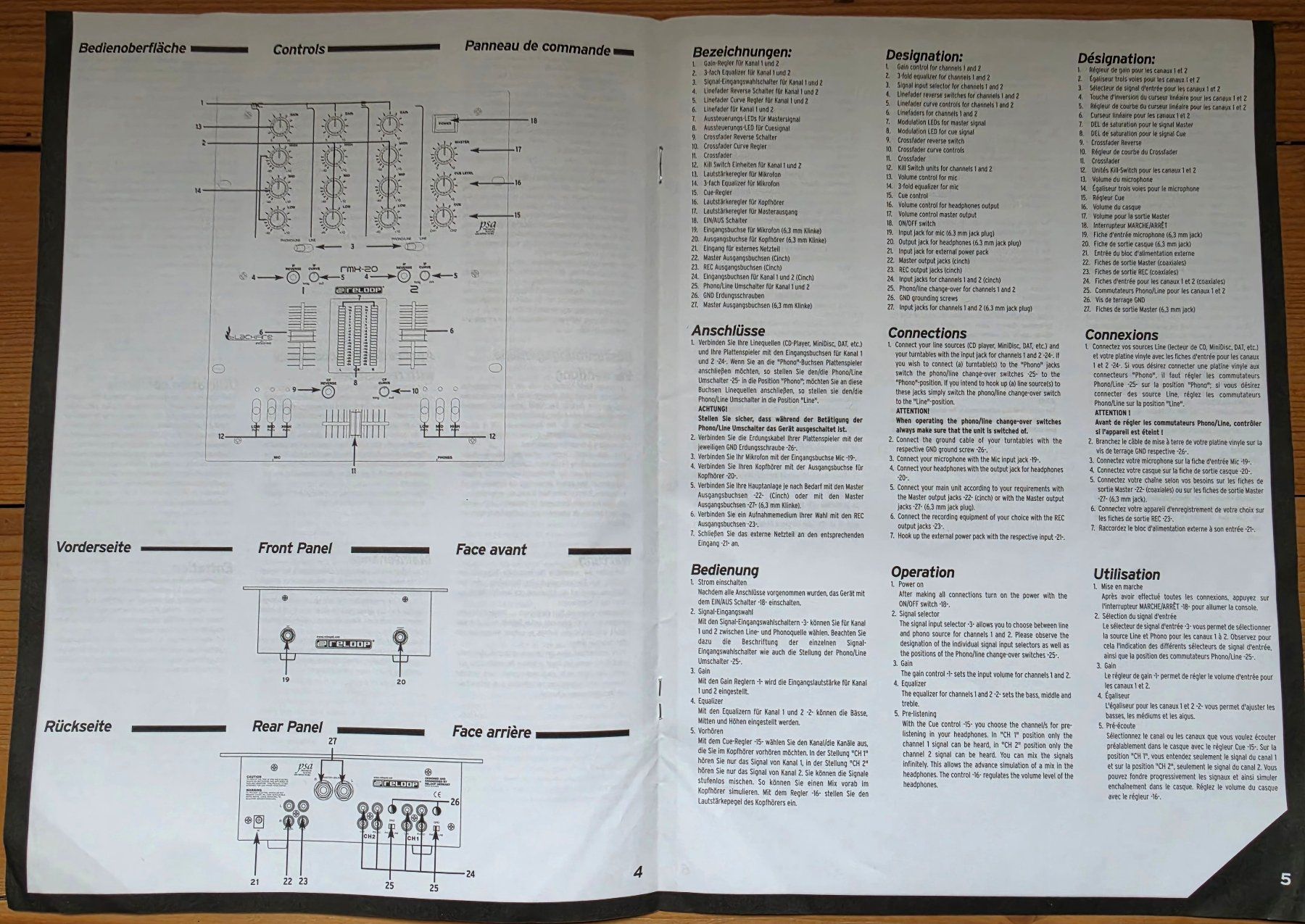 Platines de mixage: Mischpult DMX-20 Reloop BlackFire Edition – D'occasion à Winterthur par klematis12 3