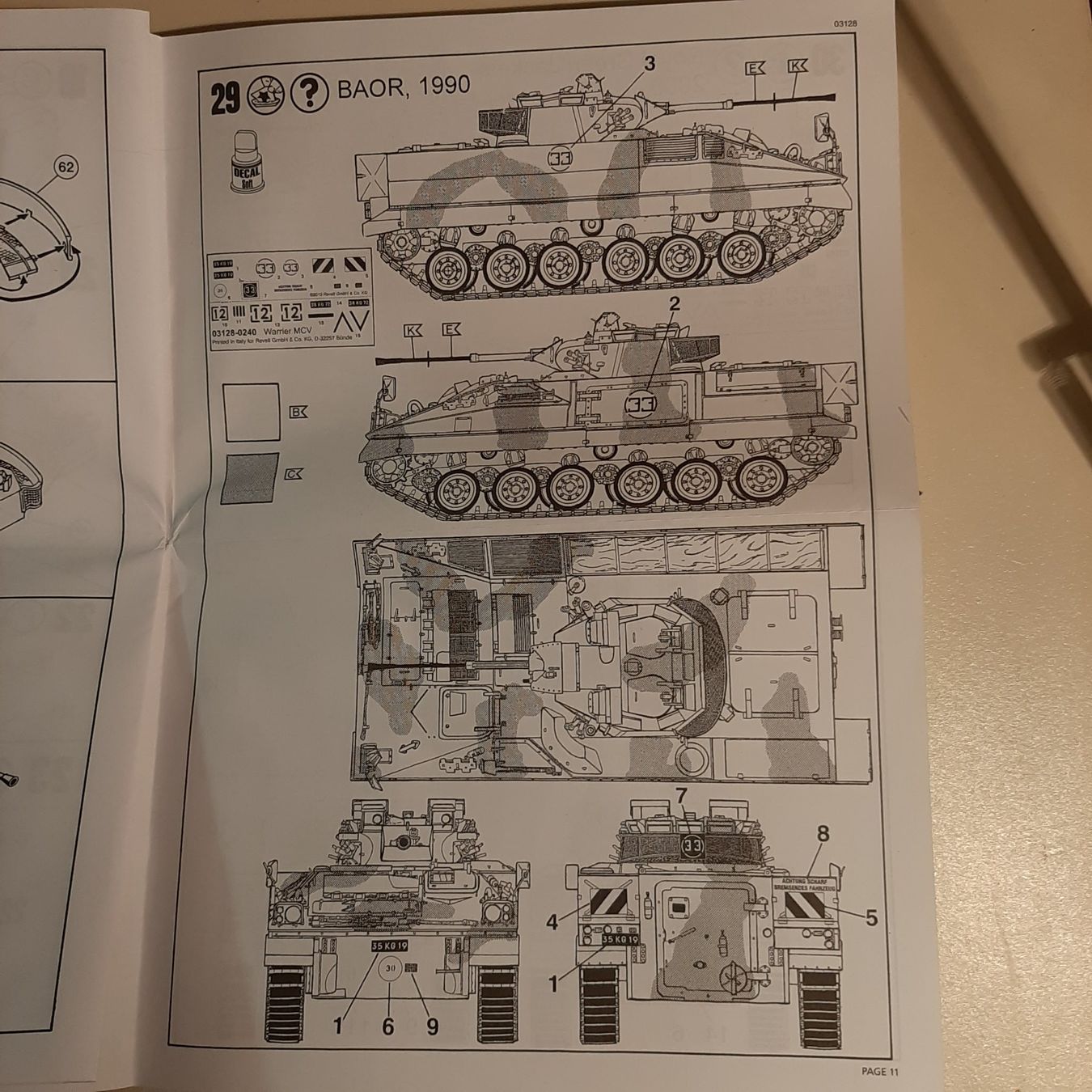 Revell Kit di modellismo & Modellini statici: 366 ... Warrior MCV ... Revell 03128 – Nuovo (secondo la descrizione) da Bonstetten venduto da Benibanny59 1