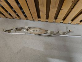 Moderne Deckenleuchte Chromstahl ca 125cm Länge