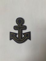 Anker Aufnäher, Bügelbild, Badge