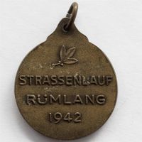 Medaille Strassenlauf Rümlang 1942 ZH