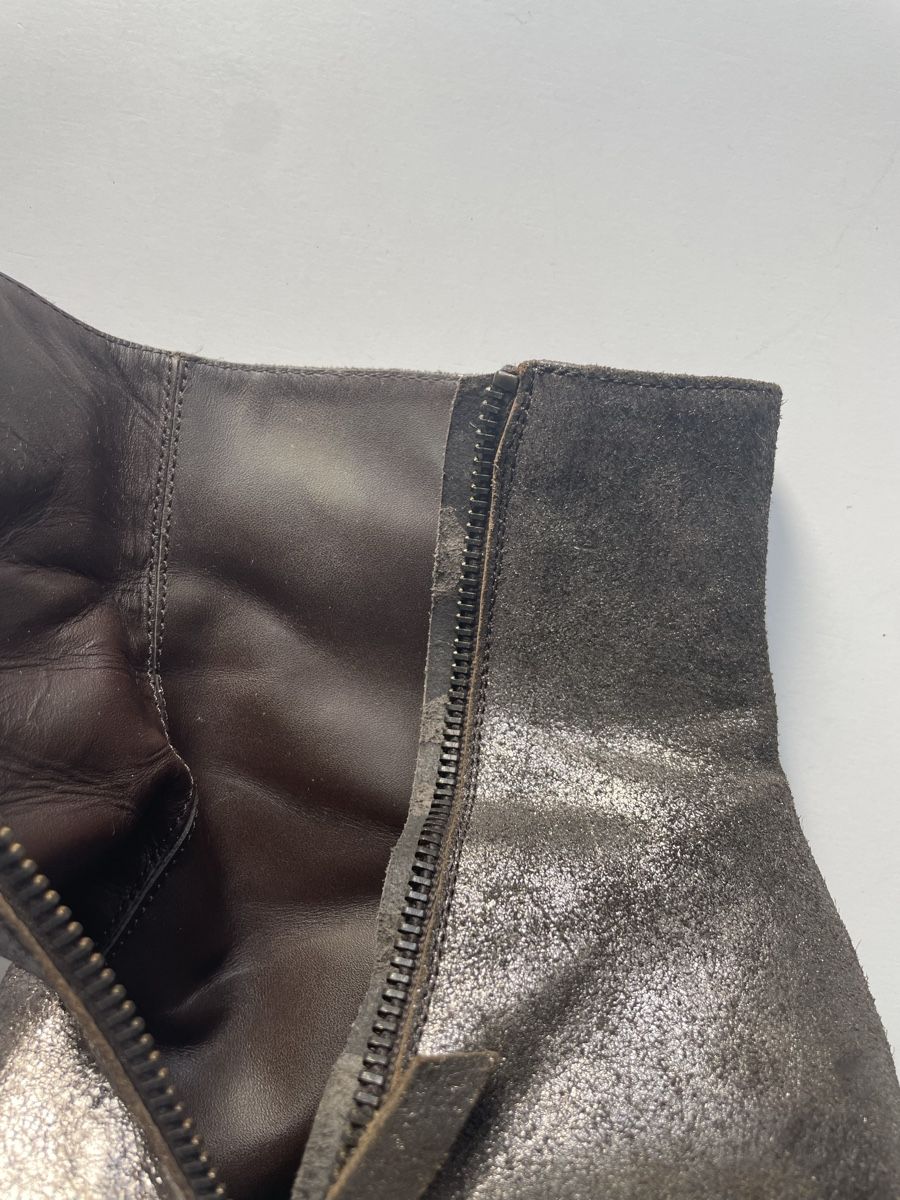 Scarpe da donna: Ernesto Dolani Lederstiefeletten Gr. 39 silber – Usato da Gockhausen venduto da AnneT07 4