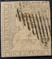 STRUBEL UN FRANCO JAHR 1855 - Nr. 27 - Kat. 1300.-