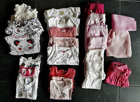 Kleiderpaket Mädchen Sommer Gr. 74