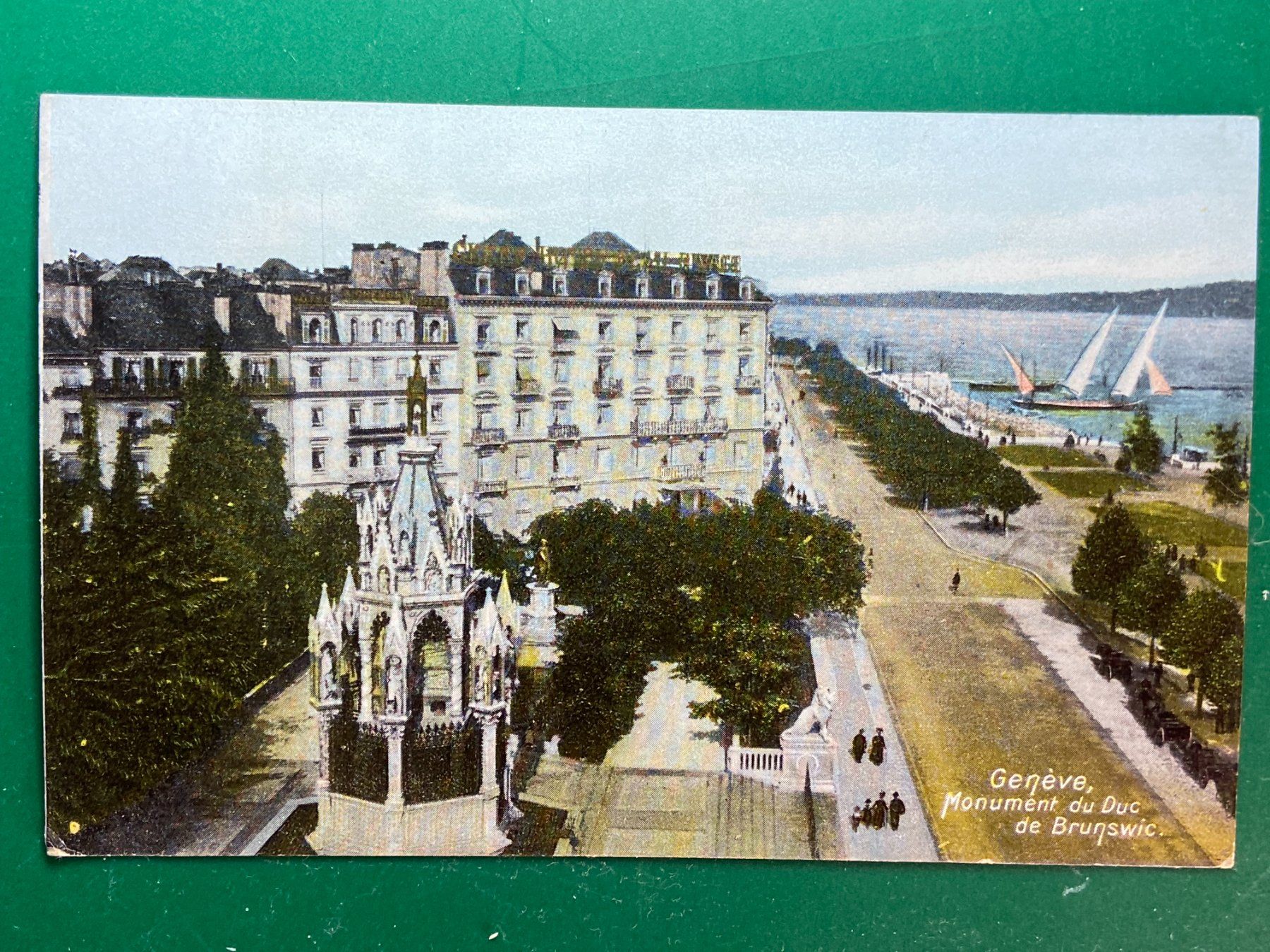 Cartoline postali: Genève - Monument du Duc de Brunswic – Usato da Steg VS venduto da danwer74