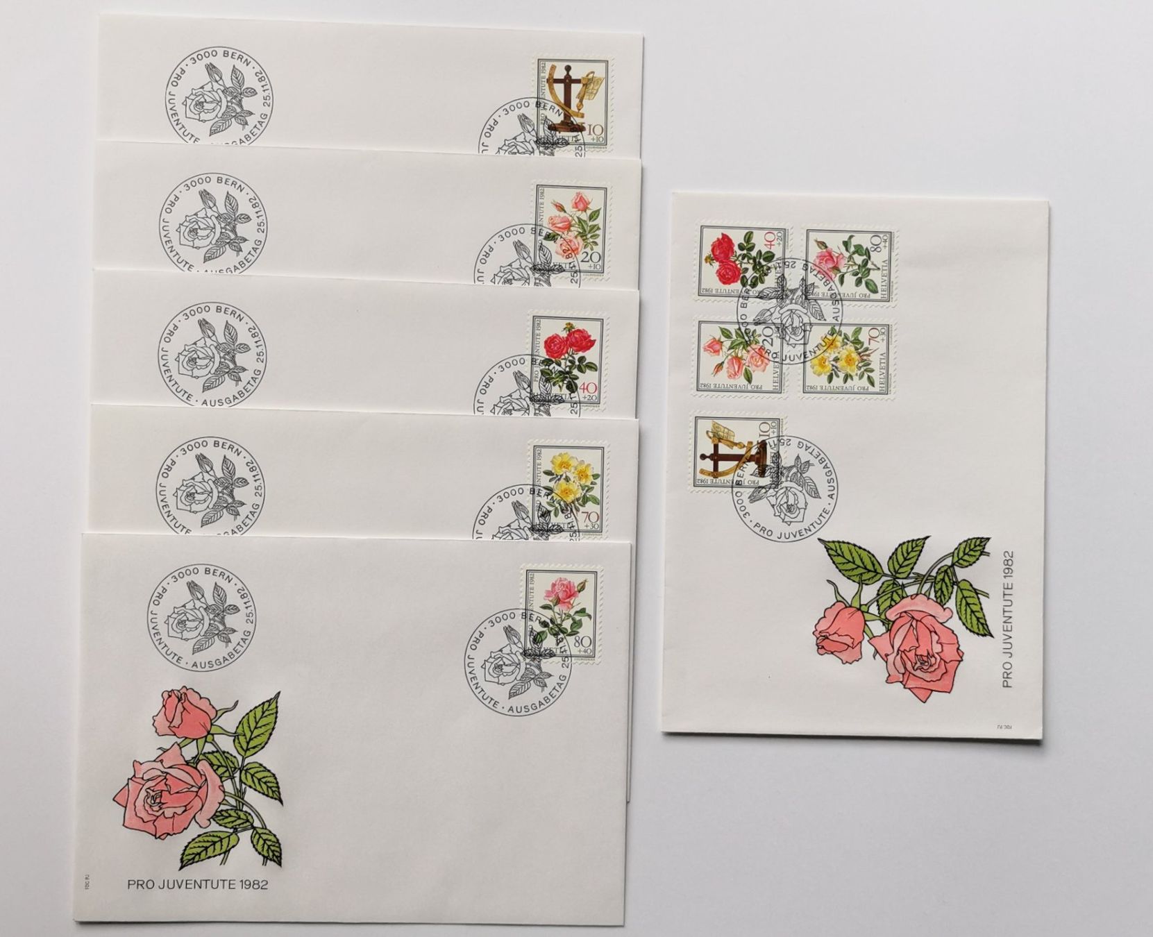 Tutti i francobolli: PJ FDC 1982 Ganze Serie – Nuovo (secondo la descrizione) da Aadorf venduto da Chnorli-Furz