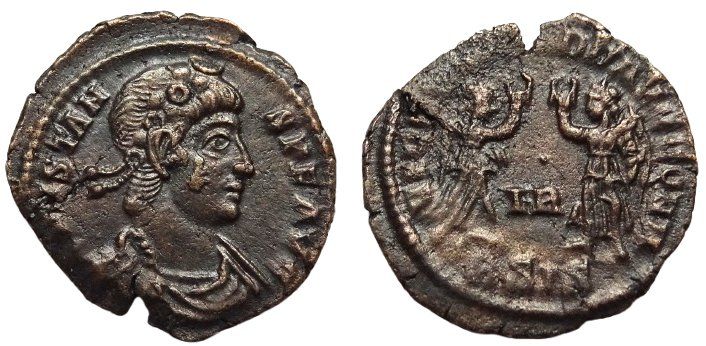 Tutti le monete: CONSTANS bronze nummus (341-347 AD) – Usato da La Sarraz venduto da classicworldcoins