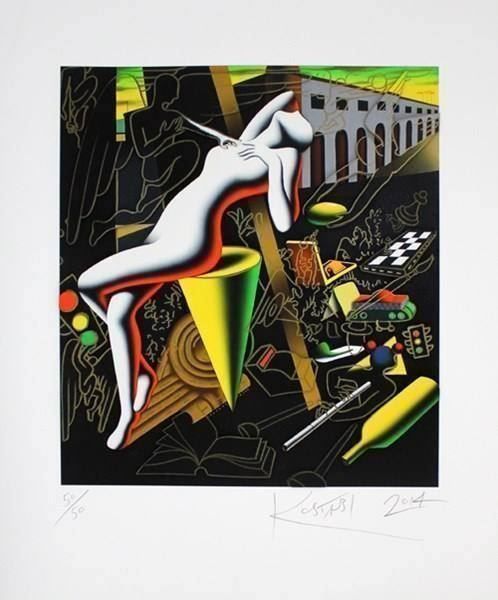 Foto & Immagini: MARK KOSTABI 3D KONSTRUKTION SIGNIERT MIT RAHMEN – Usato da Gersau venduto da kunst-online