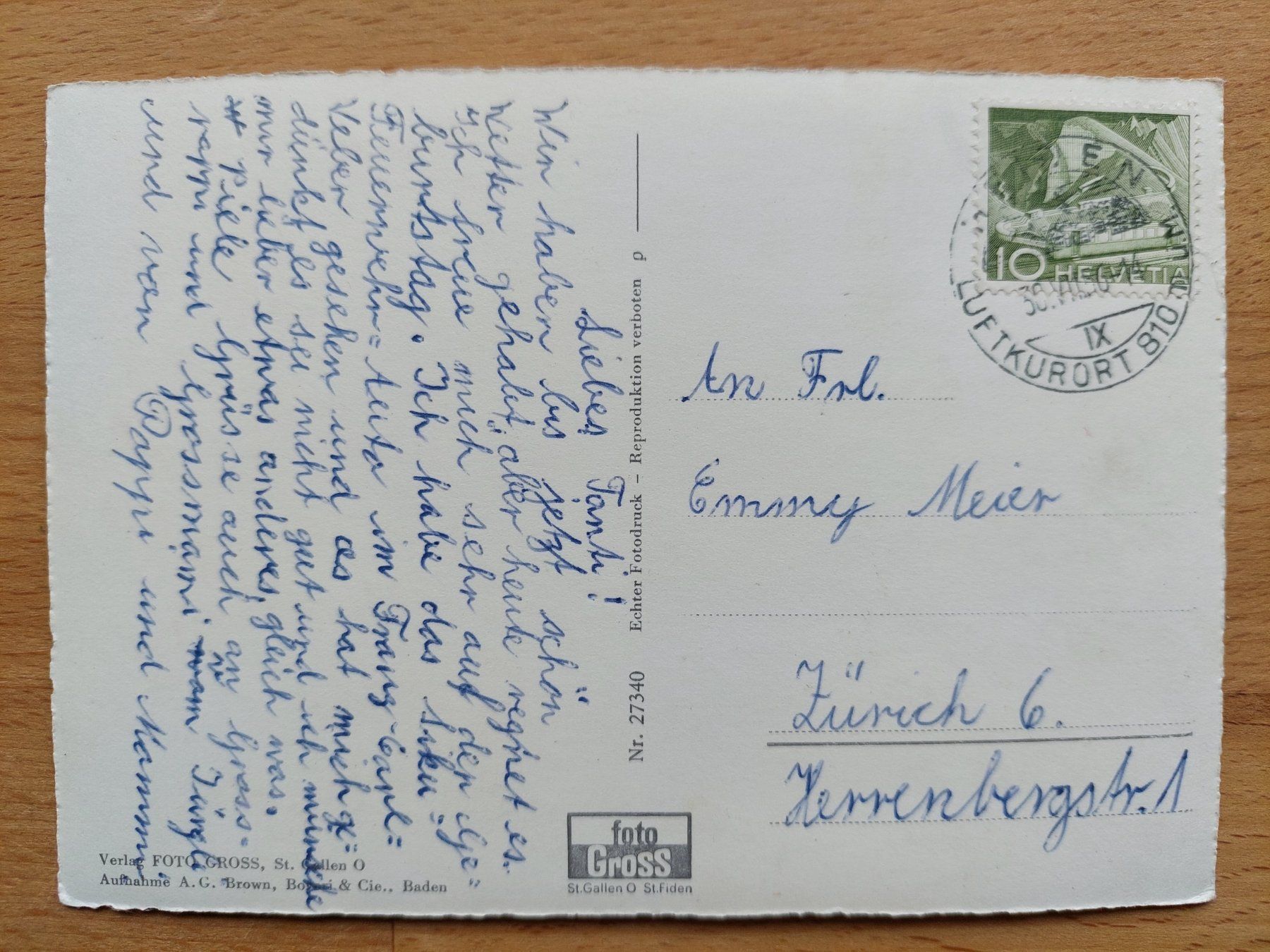 Cartes postales: AK Rorschach-Heiden-Bergbahn – D'occasion à Obfelden par Foto_Bild_Kunst_Buch 1