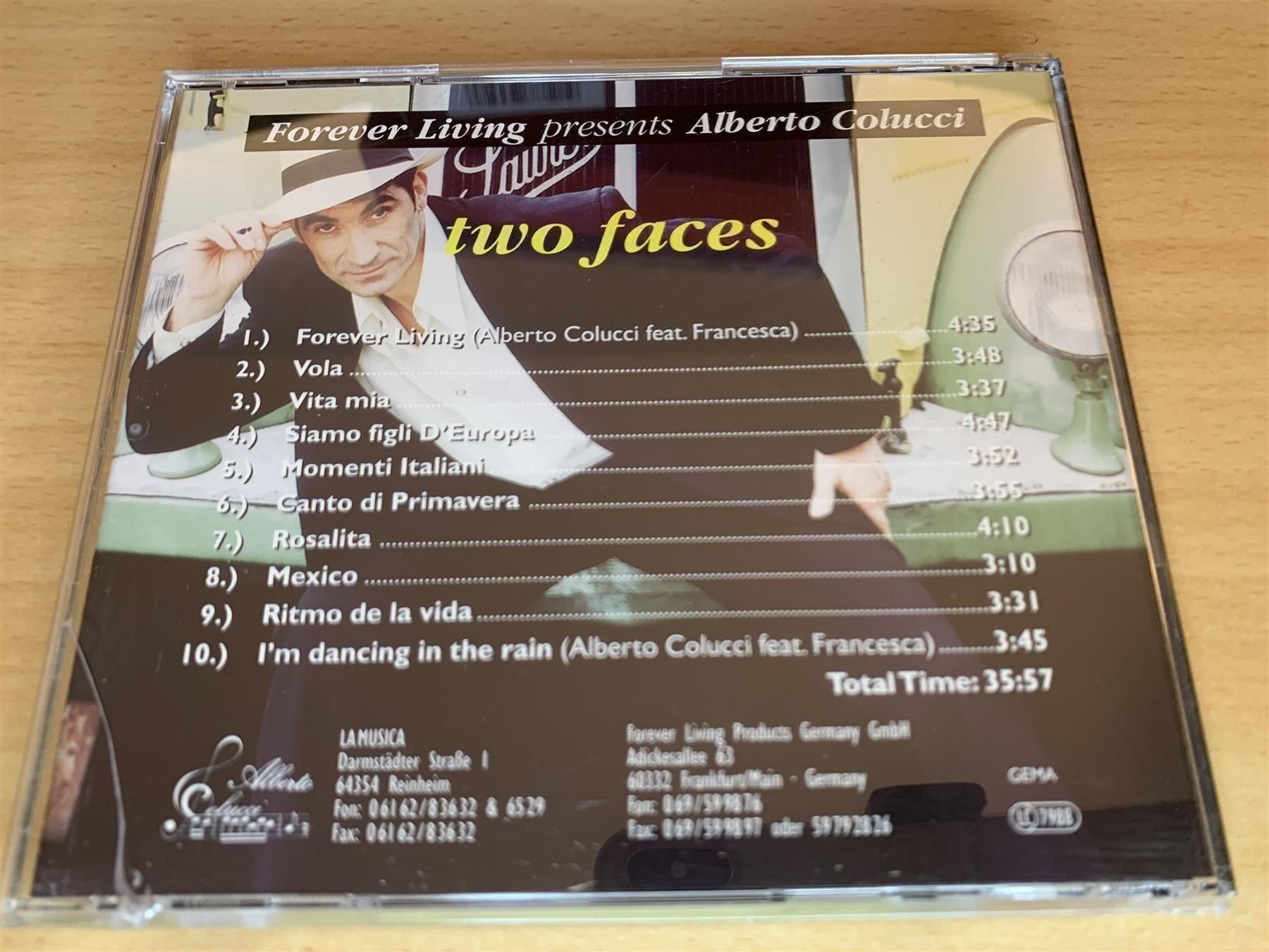 CD: Forever Living presents Alberto Colucci – Usato da Rikon im Tösstal venduto da Alpenmutz 1